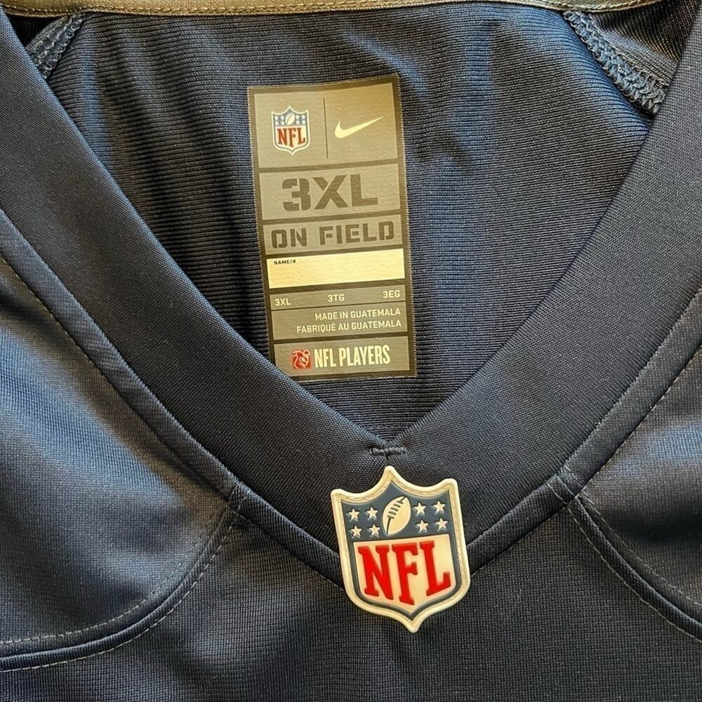 NIKE NFL “ON FIELD” PATRIOTS JERSEY SIZE 3XL NWOT ***RARE*** - Picture 5 of 5